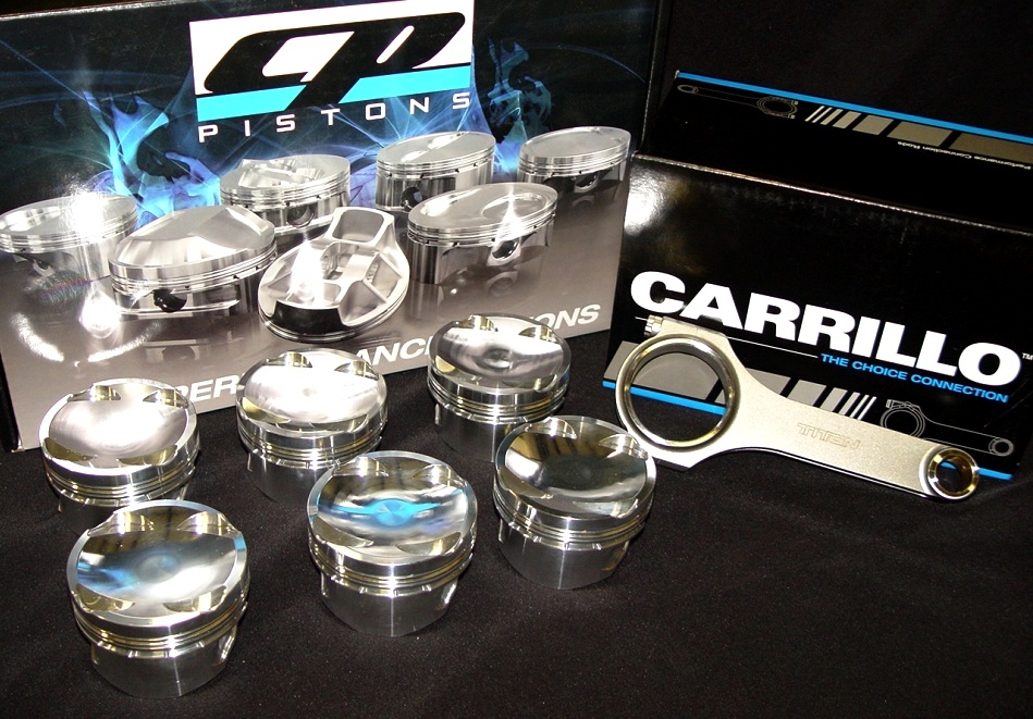 CP Pistons & Carrillo ProH Rods Std Bore For Nissan GTR R35 VR38DETT